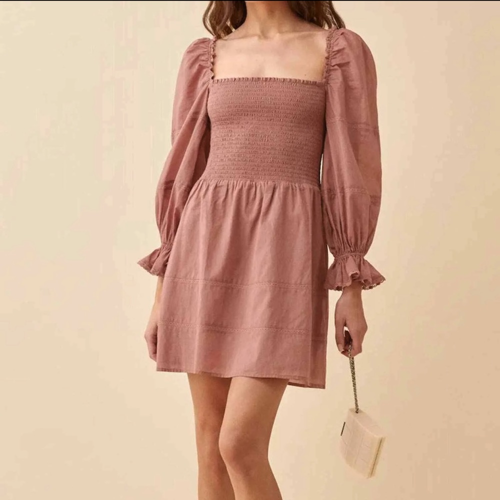REFORMATION Praline Dunes Dress